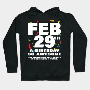 Happy Leap Day Year 2024 February 29th Funny Frog lovers Hoodie